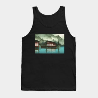 Miyajima in the mist by Kawase Hasui Tank Top